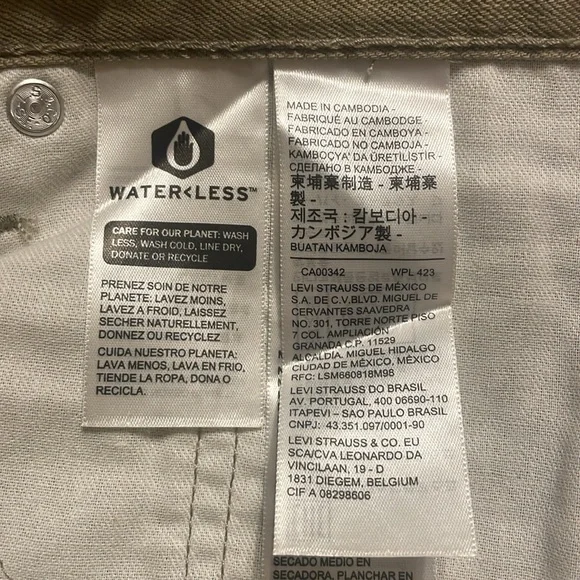 Levi’s men’s jeans Suze 31x32 style 559 Relaxed Straight fit 100% cotton NWT - Picture 10 of 16